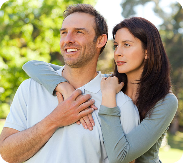 Couple after their wellness treatment