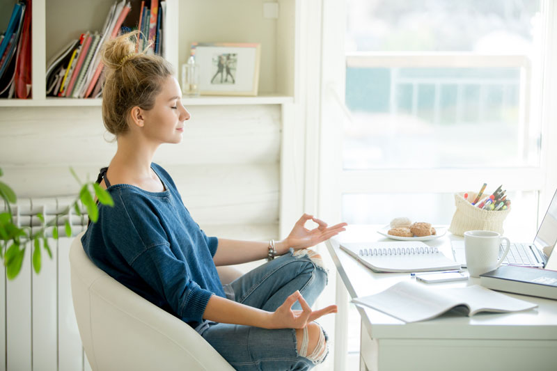 Woman having a relaxation